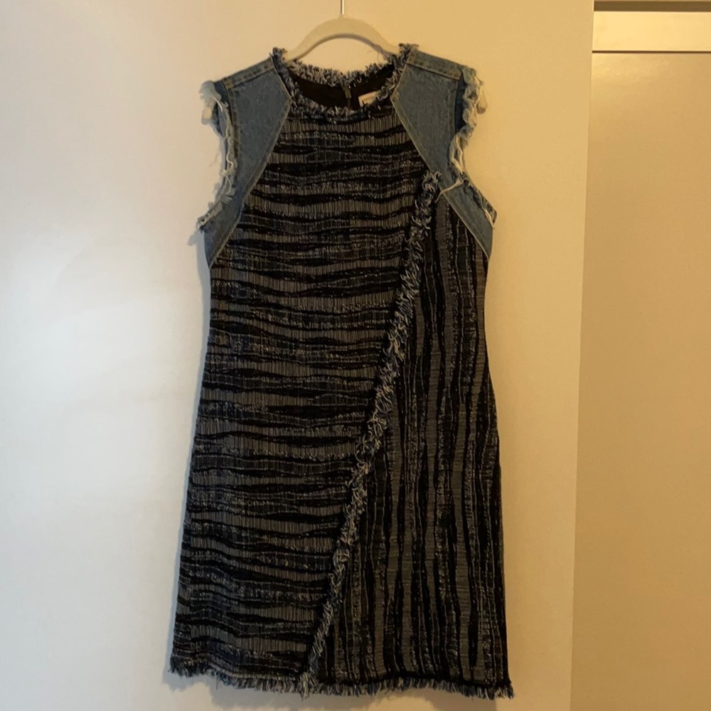 Blue Pattern Dress - image 1